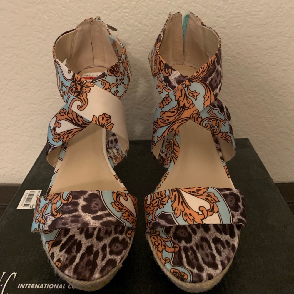 INC wedge sandals